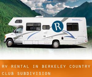 RV Rental in Berkeley Country Club Subdivision