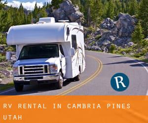 RV Rental in Cambria Pines (Utah)