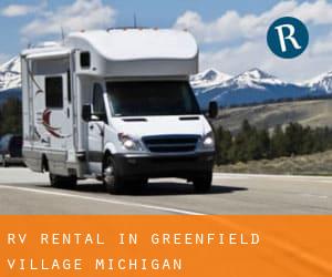 RV Rental in Greenfield Village (Michigan)