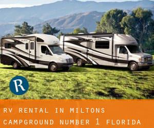 RV Rental in Miltons Campground Number 1 (Florida)