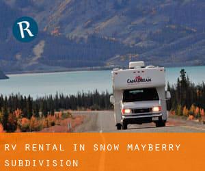 RV Rental in Snow Mayberry Subdivision