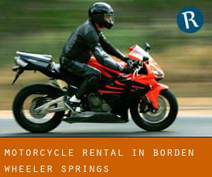 Motorcycle Rental in Borden Wheeler Springs