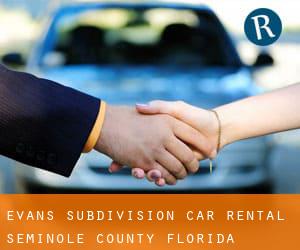 Evans Subdivision car rental (Seminole County, Florida)