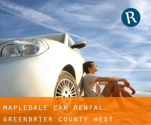 Mapledale car rental (Greenbrier County, West Virginia)
